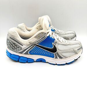 Nike Zoom Vomero 5 Sneakers Mens Size 8 Silver University Blue Shoes FJ4151-100